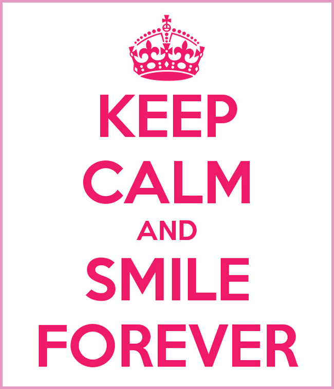 Tweedot blog magazine - keep calm and smile forever