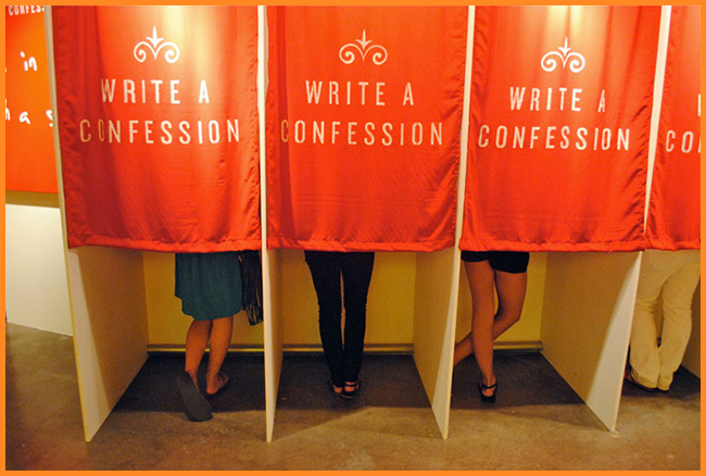 Tweedot blog magazine - write a confession